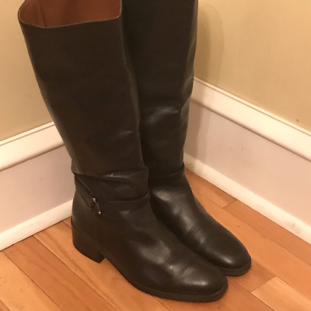 COVINGTON Rider Black Leather Boots
